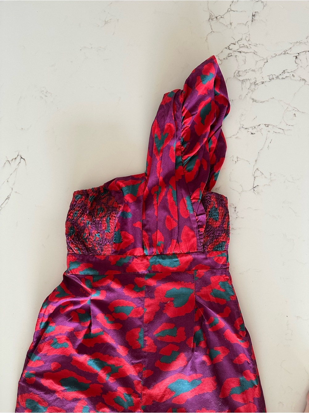 FARM RIO One-Shoulder Jumpsuit - Picture 2 of 3